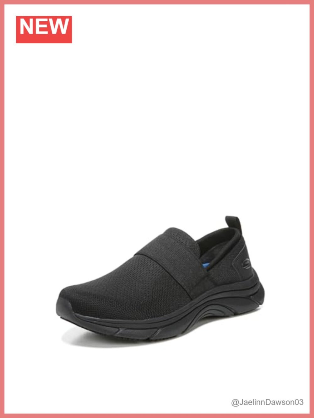 Slip Resistant Work Loafer with Stretch Gore